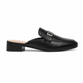 Luxembourg women's black mules