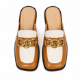 Tuileries women's caramel mules product detail