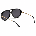 Majorca black plastic frame detail