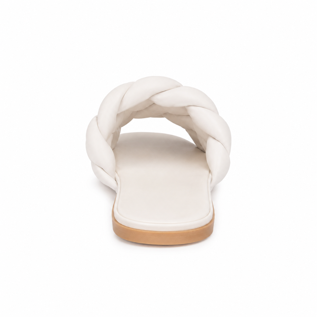 Nice women's off-white sandals fastening detail