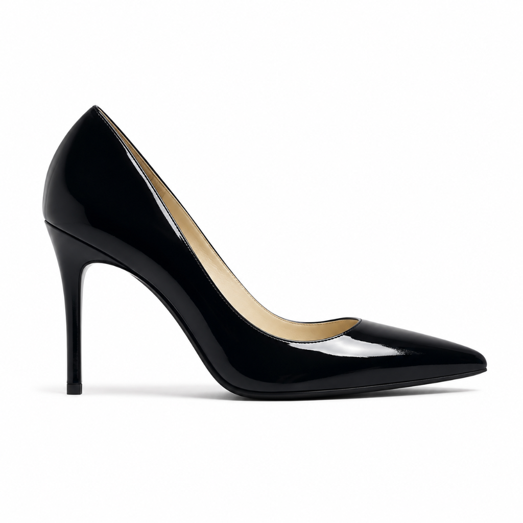 Annecy women's black court shoes