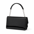 Concorde women's black shoulder bag animal-print detail