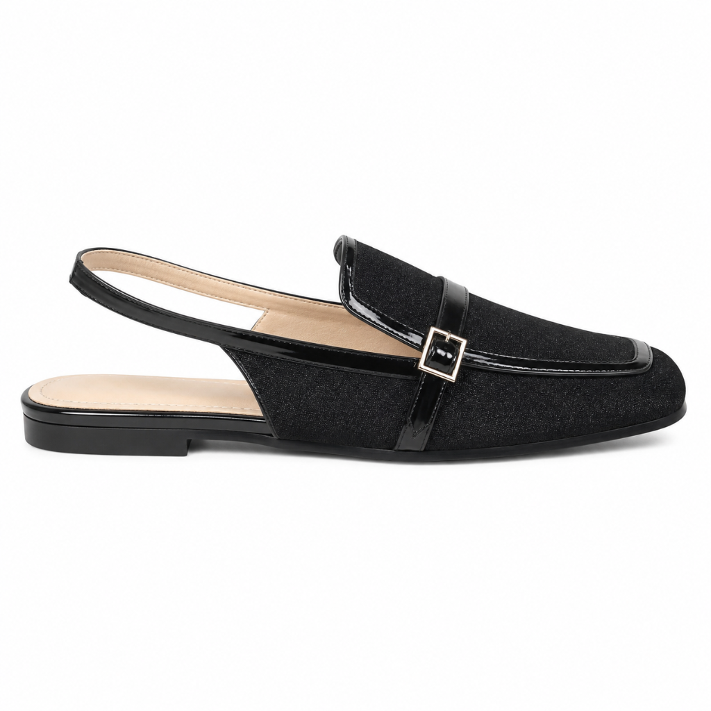 Milan women's black mules