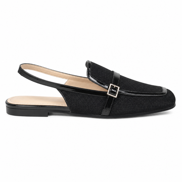 Milan women's black mules