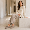 Cannes women's khaki loafers additional view