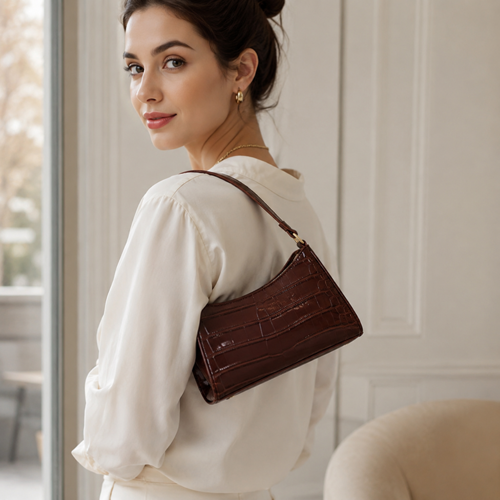 Capri women's dark brown handbag alternate angle
