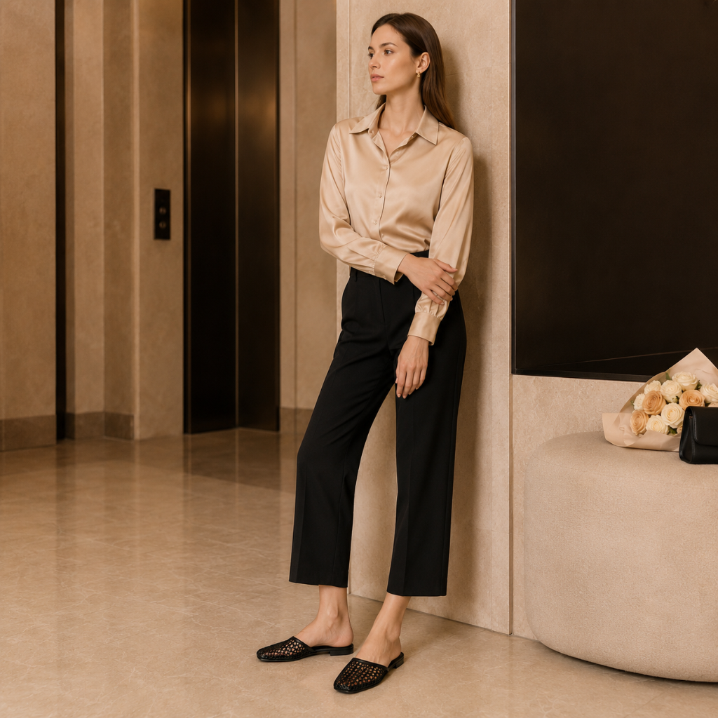 Concorde women's black mules additional view