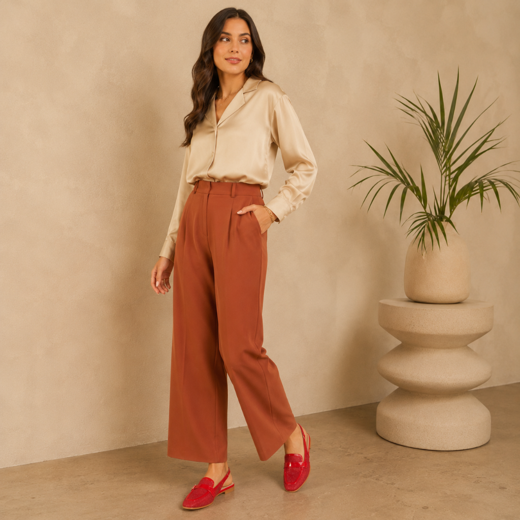 Milan women's red mules additional view
