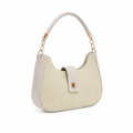 Florence women's white crossbody bag side profile