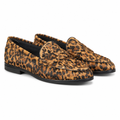 Provence women's leopard-print loafers side profile