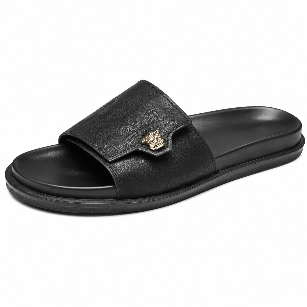 Louvre women's black platform sandals alternate product view