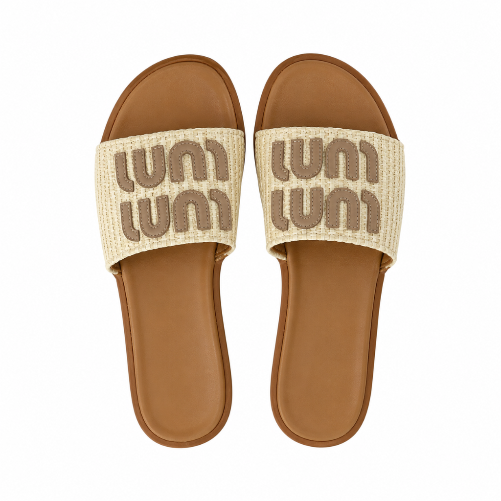 Bordeaux women's caramel sandals sole detail