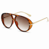 Santorini women's gradient brown sunglasses