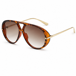Santorini women's gradient brown sunglasses