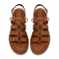 Monaco women's brown sandals sole detail