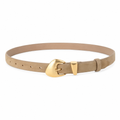 Marbella women's khaki suede belt