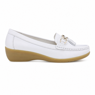 Avignon women's white loafers