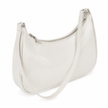 Rome women's white handbag interior phone pocket detail
