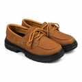 Chantilly women's caramel loafers side profile