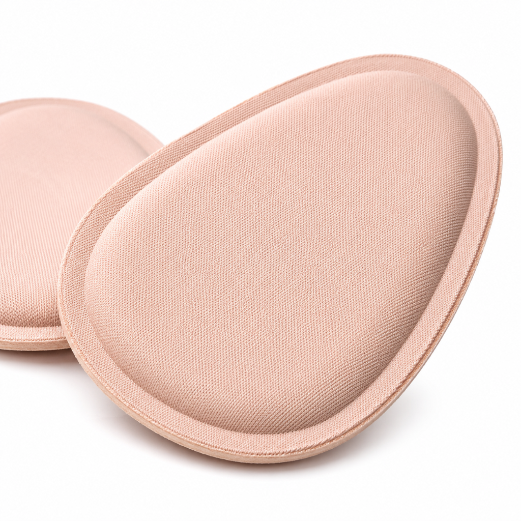 Women's skin-tone ball-of-foot cushions foam cushion detail