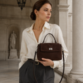 Marais women's burgundy tote bag alternate angle