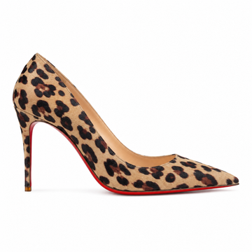 Versailles women's leopard print court shoes