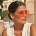 Mykonos women's pink sunglasses alternate angle