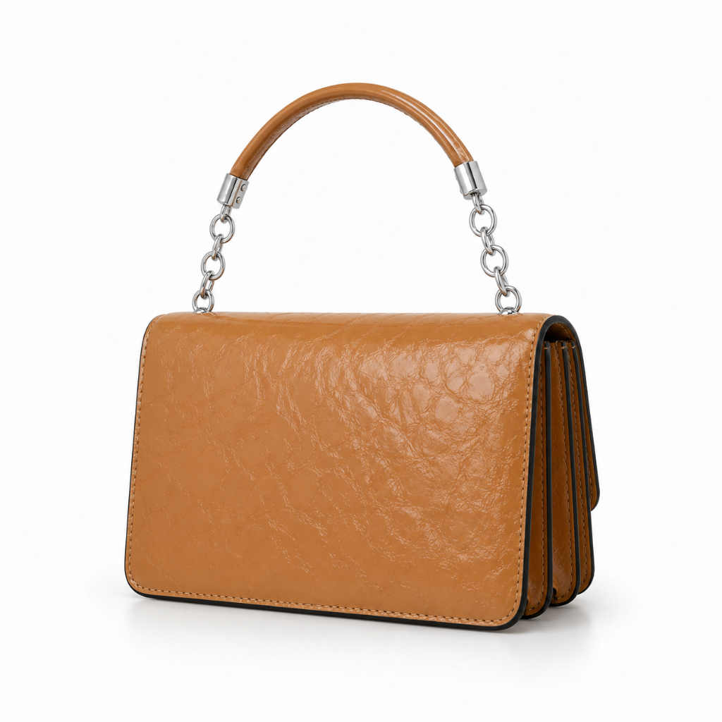 Concorde women's brown shoulder bag animal-print detail