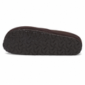 Annecy women's coffee-brown leather sandals cow-leather upper detail