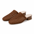 Marais women's brown mules side profile