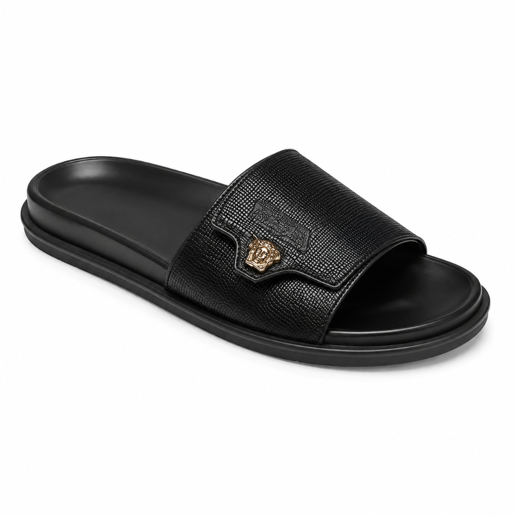 Louvre women's black platform sandals product view