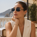 Malta women's black sunglasses alternate angle