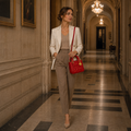 Rivoli women's red shoulder bag additional view