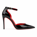 Marseille women's black court shoes