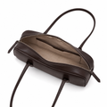 Bastille women's dark brown shoulder bag interior pocket detail