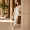 Madeleine women's white mules additional view