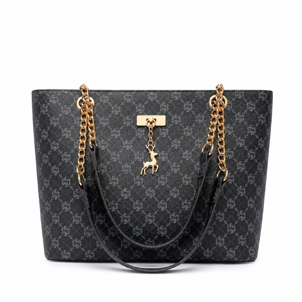 Venice women's black tote bag