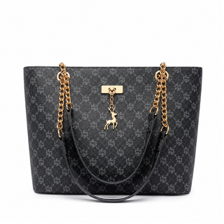 Venice women's black tote bag