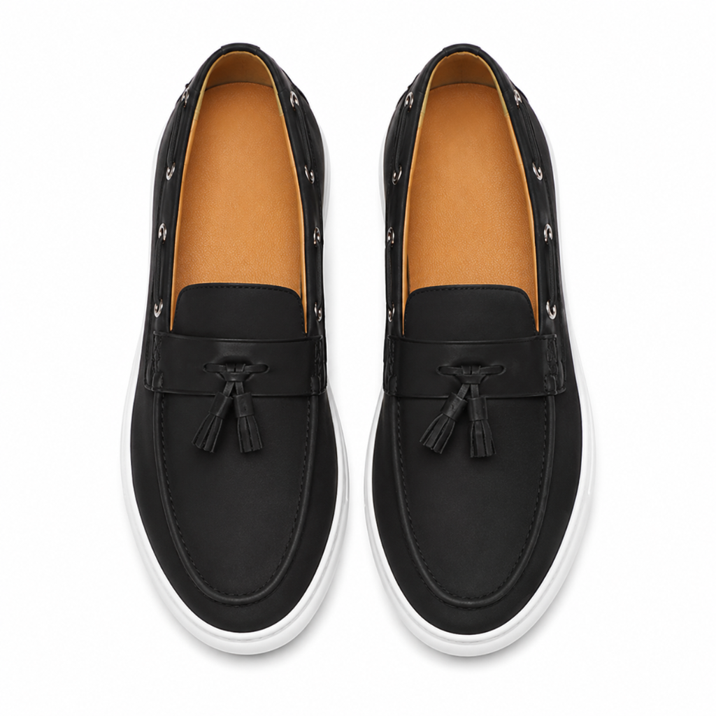 Monaco women's black loafers product detail