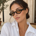 Used women's brown and tea sunglasses alternate angle