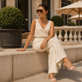 Majorca women's brown gradient lens detail