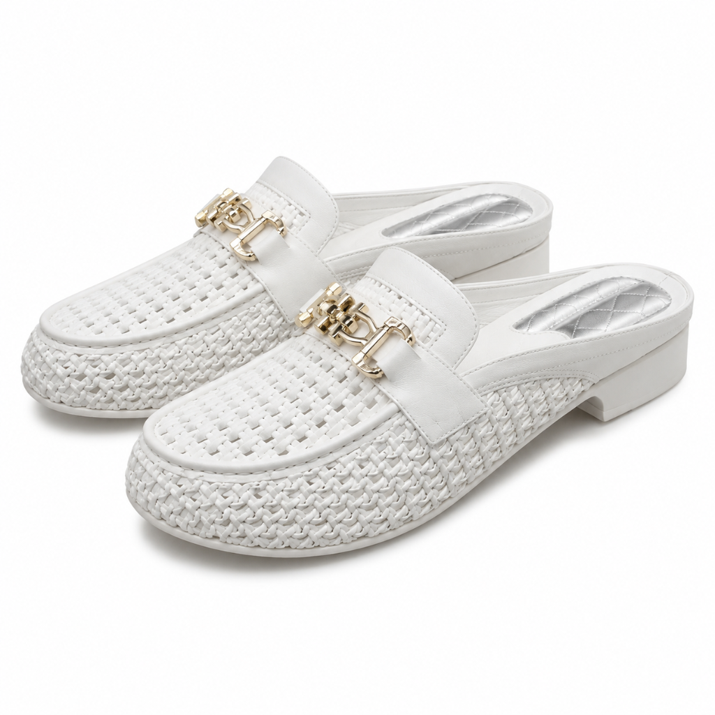 Opera women's white mules product detail