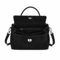 Marais women's black tote bag interior detail