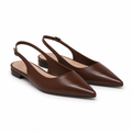 Bastille women's brown mules side profile