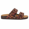 Colmar women's brown leopard-print sandals