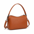 Tuileries women's light brown shoulder bag leather detail