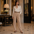 Lisbon women's brown leather belt product detail
