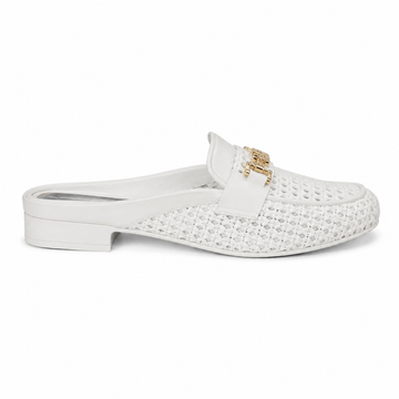 Opera women's white mules