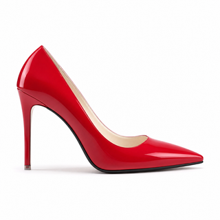 Annecy women's red court shoes