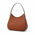 Sorbonne women's light brown shoulder bag Oxford material detail
